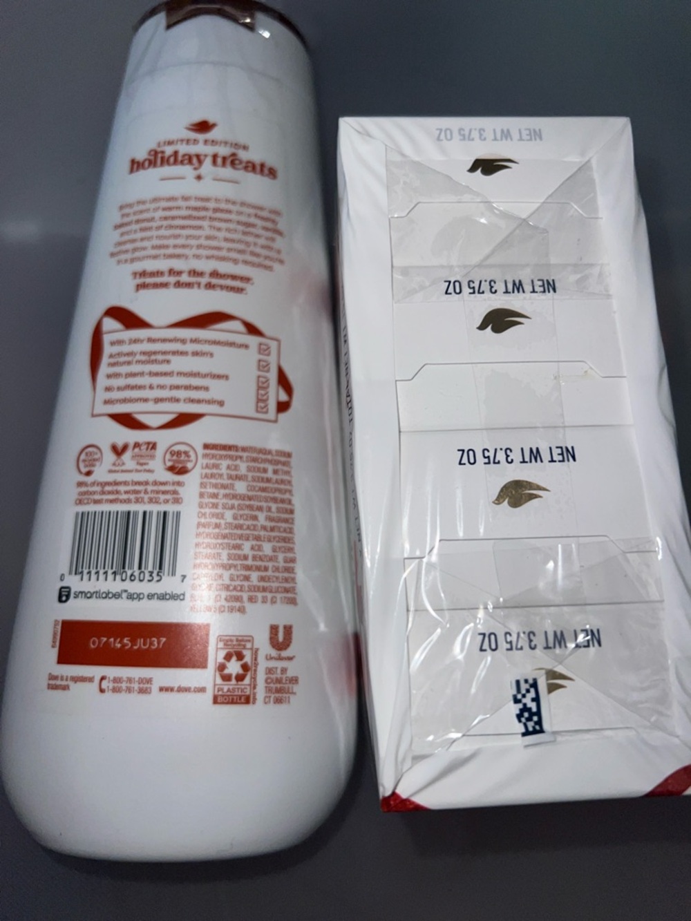 Dove Maple Glazed Donut Nourishing Body Wash & 4PK Maple Glazed Donut Beauty Bar - Picture 2 of 2